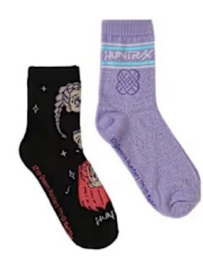 Netflix K-Pop Demon Hunters Huntr/X Crew Socks